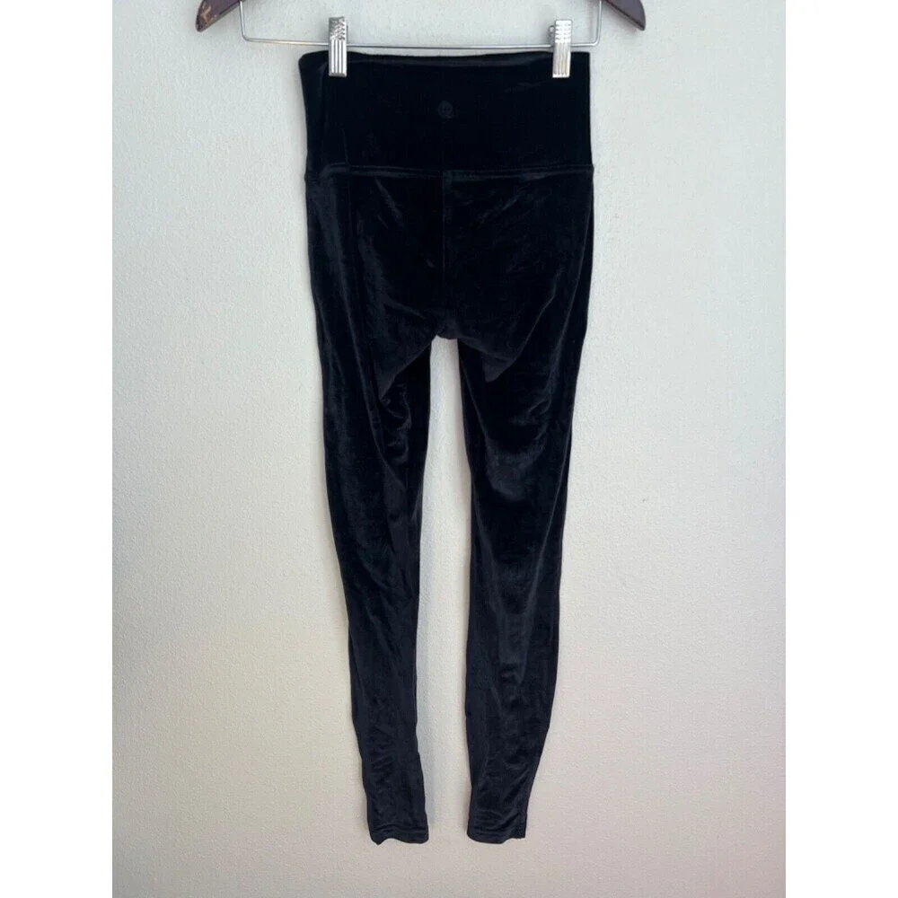 Lululemon Wunder Lounge High-Rise Tight 28" Crushed Velvet Size 4 - Picture 6 of 9